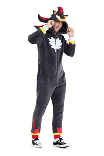 OppoSuits Erwachsene Einteiler Pyjama - Sonic Strampler - Shadow Der Igel Onesie - Schwarz OppoSuits Erwachsene Einteiler Pyjama - Sonic Strampler - Shadow Der Igel Onesie - Schwarz von OppoSuits