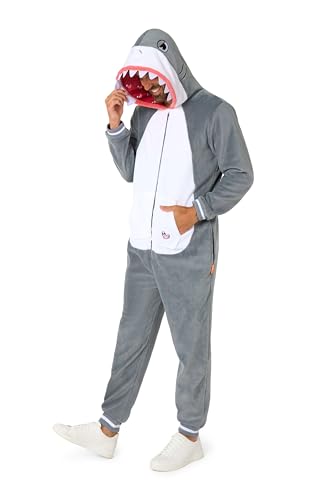 OppoSuits Erwachsene Einteiliger Pyjamas - Tier-Strampler - Hai Onesie - Grau OppoSuits Erwachsene Einteiliger Pyjamas - Tier-Strampler - Hai Onesie - Grau von OppoSuits