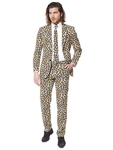 OppoSuits Lustige Verrückt Abschlussball Anzüge für Herren - Komplettes Set: Jackett, Hose und Krawatte,The Jag,60 von OppoSuits