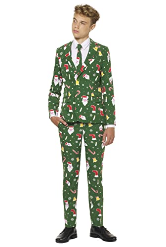 OppoSuits Jungen Men Suit Business Anzug Hosen Set, Santaboss, 14 EU von OppoSuits