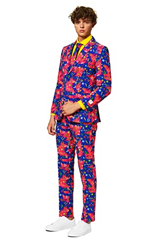 OppoSuits Lustige Verrückt Abschlussball Anzüge für Herren- Komplettes Set: Jackett, Hose und Krawatte, the Fresh Prince,42 OppoSuits Lustige Verrückt Abschlussball Anzüge für Herren- Komplettes Set: Jackett, Hose und Krawatte, the Fresh Prince,42 von OppoSuits