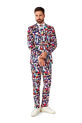 OppoSuits South Park™ Anzug für Herren - Partyanzug - Halloween und Partys - Inklusive Blazer, Hose und Krawatte - Mehrfarbig - Größe US 50 von OppoSuits