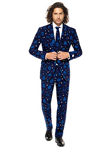 Opposuits Official STAR WARSTM Suit - Starry Side Costume Comes With Pants, Jacket and Tie, Starry SideTM, 56 von OppoSuits