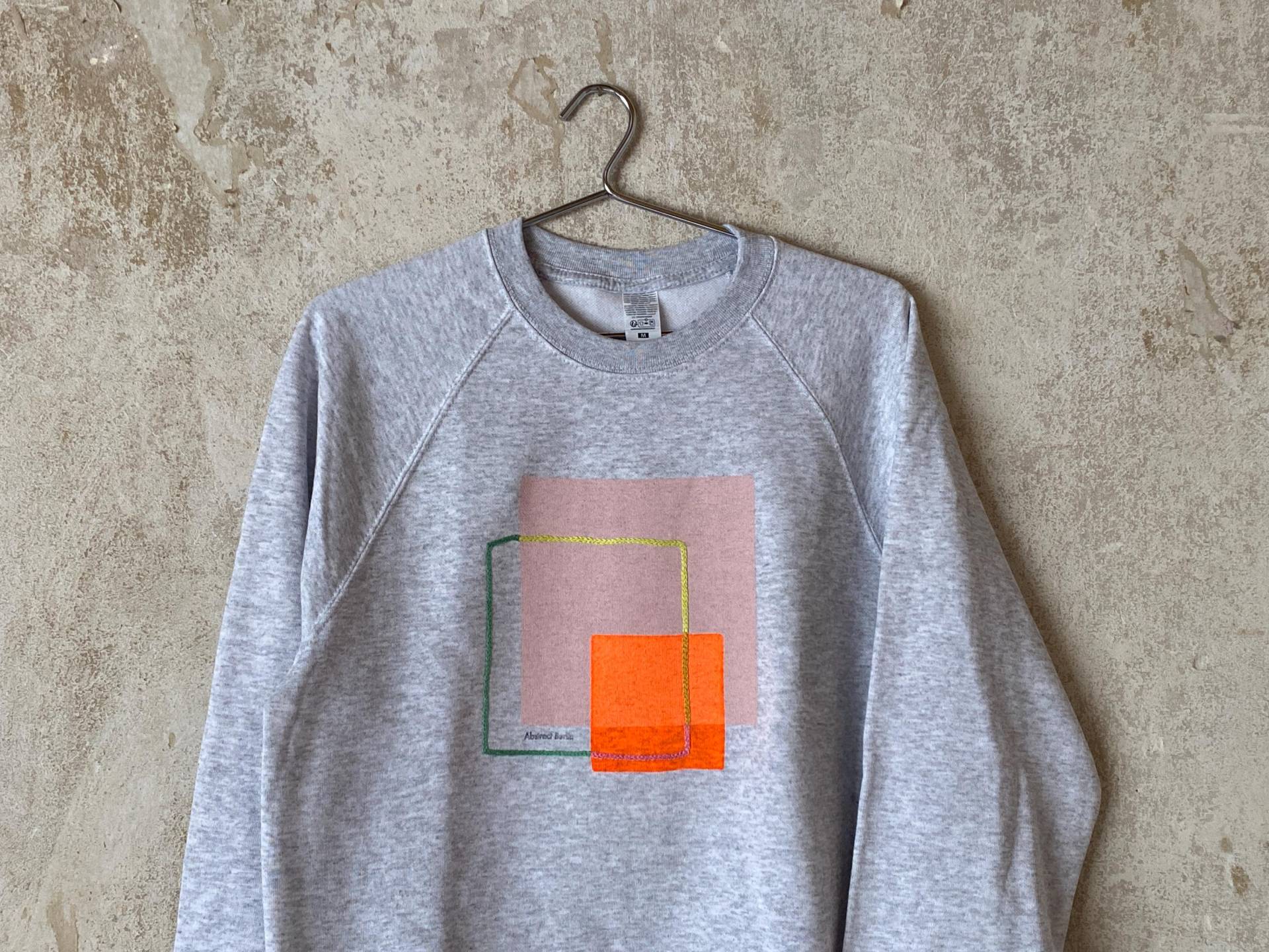 Handbesticktes - Sweatshirt Haus Der Statistik Handbesticktes - Sweatshirt Haus Der Statistik von OppositeofBerlin