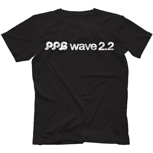 PPG Wave T-Shirt 100% Cotton Analog Synth Retro 2.2 2.3 Wavetable BlackLarge von Opte