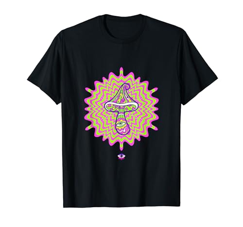 Optische Täuschung mit Pilz für Damen und Herren T-Shirt von Optical Illusion SpeedyX T Shirts