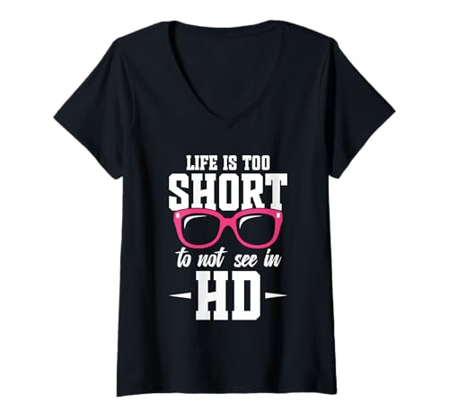Damen Ophthalmic Tech Squad Lifes Kurzer Augentechniker T-Shirt mit V-Ausschnitt Damen Ophthalmic Tech Squad Lifes Kurzer Augentechniker T-Shirt mit V-Ausschnitt von Optometry Clothing For Ophthamlic Technician