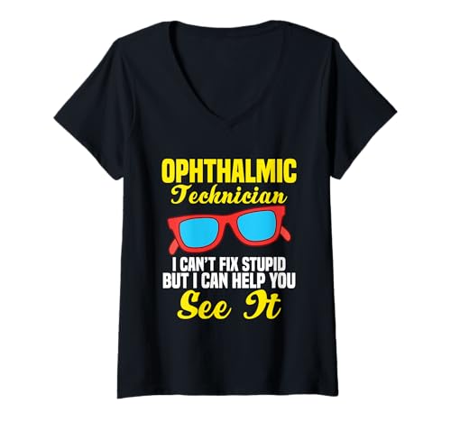 Damen Ophthalmic Tech Week hilft Ihnen Augentechniker T-Shirt mit V-Ausschnitt Damen Ophthalmic Tech Week hilft Ihnen Augentechniker T-Shirt mit V-Ausschnitt von Optometry Clothing For Ophthamlic Technician