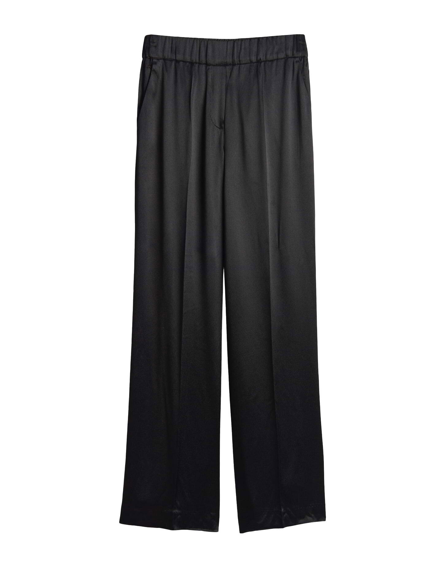 Opus Pants - Palazzohose - Mucia shine schwarz - Gr. - 40 von Opus Pants