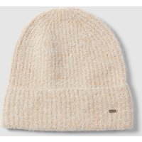 OPUS Beanie mit breitem Umschlag Modell 'Atwista' in Beige, Größe One Size von Opus