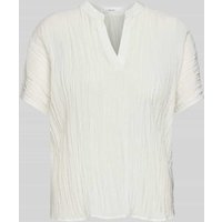 OPUS Bluse in Crinkle-Optik Modell 'FLANDRA' in Offwhite, Größe 38 von Opus