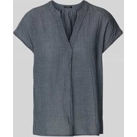 OPUS Blusenshirt mit V-Ausschnitt Modell 'Famita' in Dunkelblau, Größe 38 von Opus