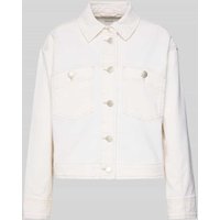 OPUS Jeansjacke mit Brusttaschen Modell 'Hodeo' in Offwhite, Größe 42 von Opus