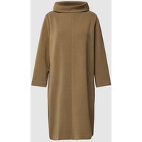 OPUS Knielanges Sweatkleid mit Stehkragen Modell 'Wibil' in Khaki, Größe 38 von Opus