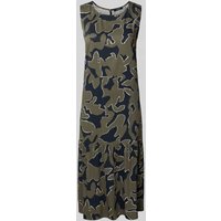 OPUS Midikleid im Stufen-Look Modell 'Wicy wildflower' in Dunkelblau, Größe 42 von Opus