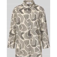 OPUS Regular Fit Bluse aus Viskose mit verdeckter Knopfleiste in Sand, Größe 40 von Opus