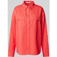 OPUS Regular Fit Hemdbluse mit Brustpattentaschen Modell 'Falensa' in Rot, Größe 34 von Opus