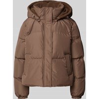 OPUS Steppjacke mit Kapuze Modell 'Haide' in Hellbraun, Größe 42 von Opus