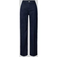 OPUS Straight Leg Jeans mit Gürtelschlaufen Modell 'Miva palazzo' in Dunkelblau, Größe 36/32 von Opus