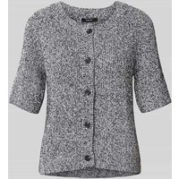 OPUS Strickjacke mit 1/2-Arm Modell 'Dacki' in Dunkelblau, Größe 36 von Opus