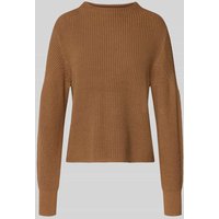 OPUS Strickpulllover mit Stehkragen Modell 'Pontelle' in Camel, Größe 38 von Opus