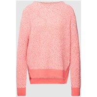 OPUS Strickpullover mit U-Boot-Ausschnitt Modell 'Partano' in Koralle, Größe 38 von Opus