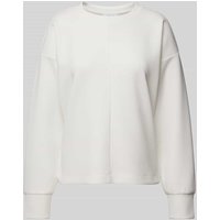 OPUS Sweatshirt in unifarbenem Design Modell 'Golone' in Offwhite, Größe 42 von Opus