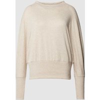 OPUS Sweatshirt mit Stehkragen Modell 'Sokola' in Beige Melange, Größe 38 von Opus