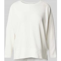OPUS Sweatshirt mit Strukturmuster Modell 'Sinni' in Offwhite, Größe 40 von Opus