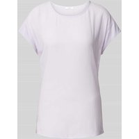 OPUS T-Shirt aus Viskose in unifarbenem Design Modell 'Skita soft' in Flieder, Größe 40 von Opus