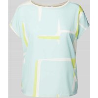 OPUS T-Shirt mit Allover-Print Modell 'Sisbo' in Mint, Größe 40 von Opus