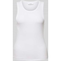 OPUS Tanktop mit Rundhalsausschnitt Modell 'Ilesso' in Weiss, Größe 44 von Opus