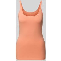 OPUS Tanktop mit U-Ausschnitt Modell 'Ina' in Orange, Größe 38 von Opus