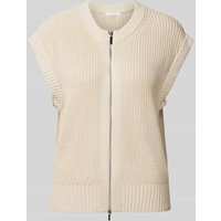 OPUS Weste in Strick-Optik Modell 'Dufka' in Beige, Größe M von Opus