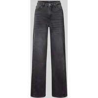 OPUS Wide Leg Jeans mit 5-Pocket-Design Modell 'Miva' in Dunkelgrau, Größe 38/32 von Opus