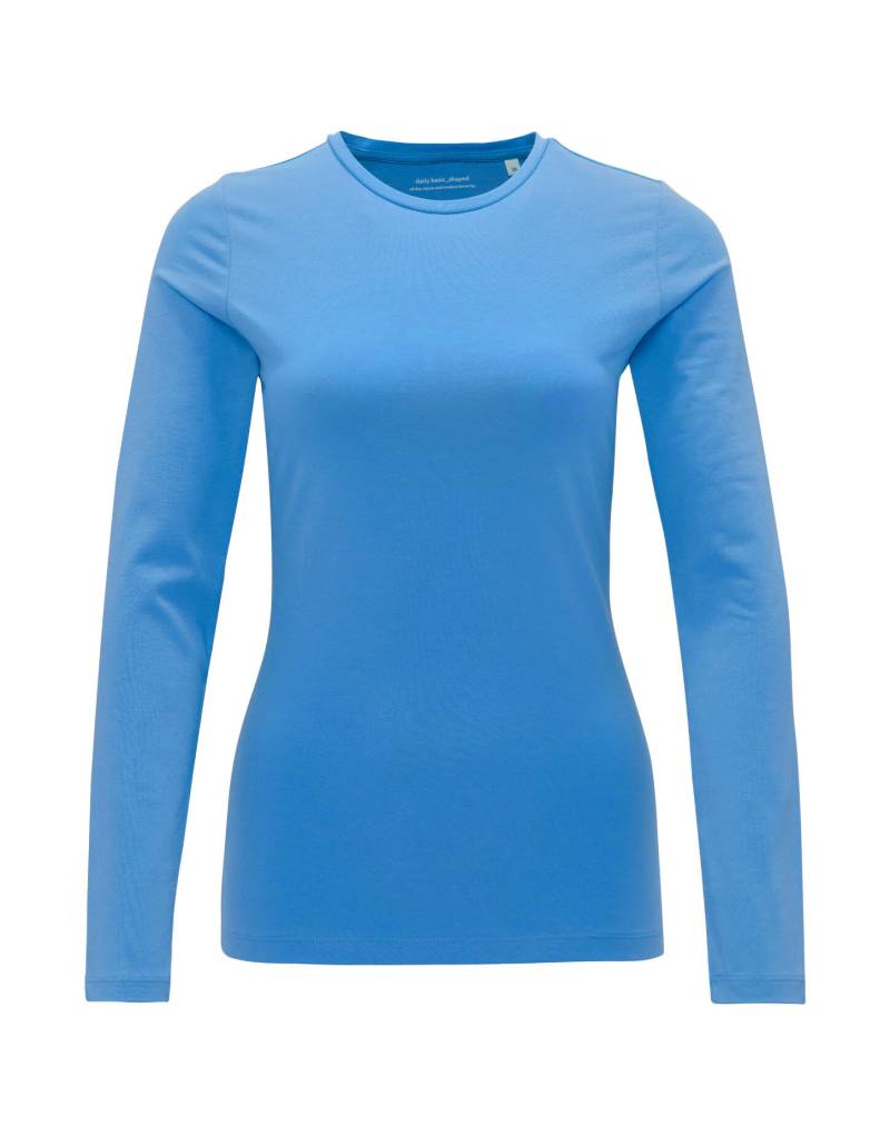 Opus - Basic-Longsleeve - Smilla blau - Gr. - 42 von Opus