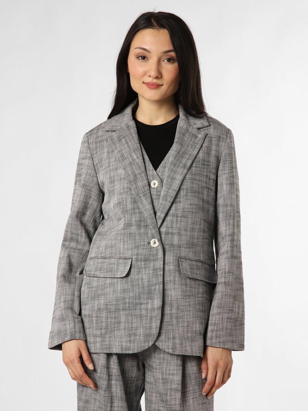 Opus Blazer Damen Baumwolle meliert, grau von Opus