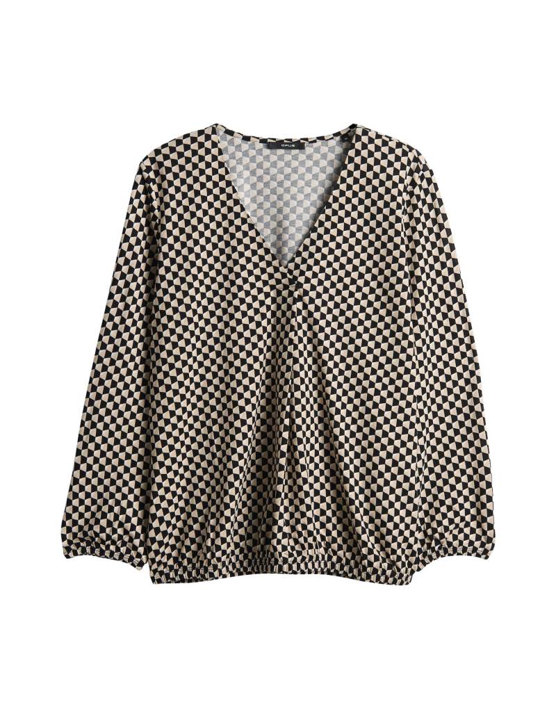 Opus - Bluse - Sannah iconic braun/schwarz - Gr. - 38 von Opus