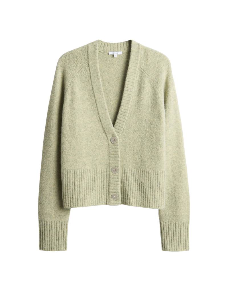 Opus - Cardigan aus Alpaka Wollmix - Dassi grün - Gr. - 40 von Opus