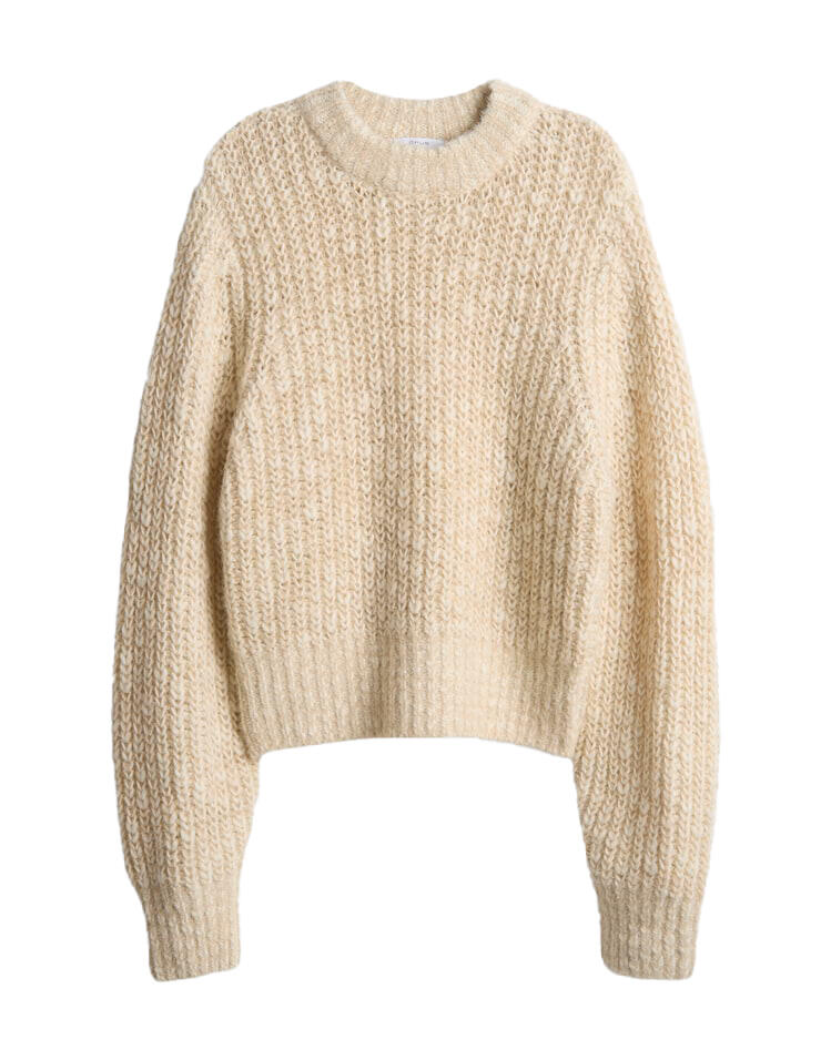 Opus - Chunky Strickpullover - Palizia beige - Gr. - 38 von Opus