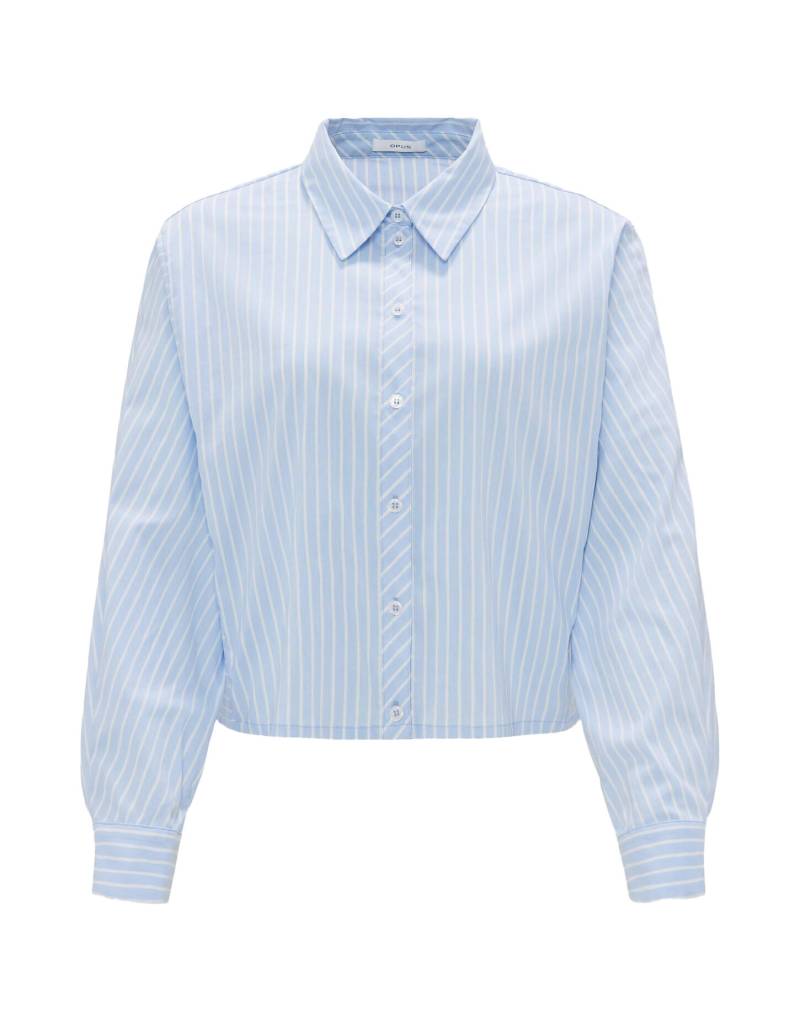 Opus - Hemdbluse - Faletti blau/weiß - Gr. - 44 von Opus