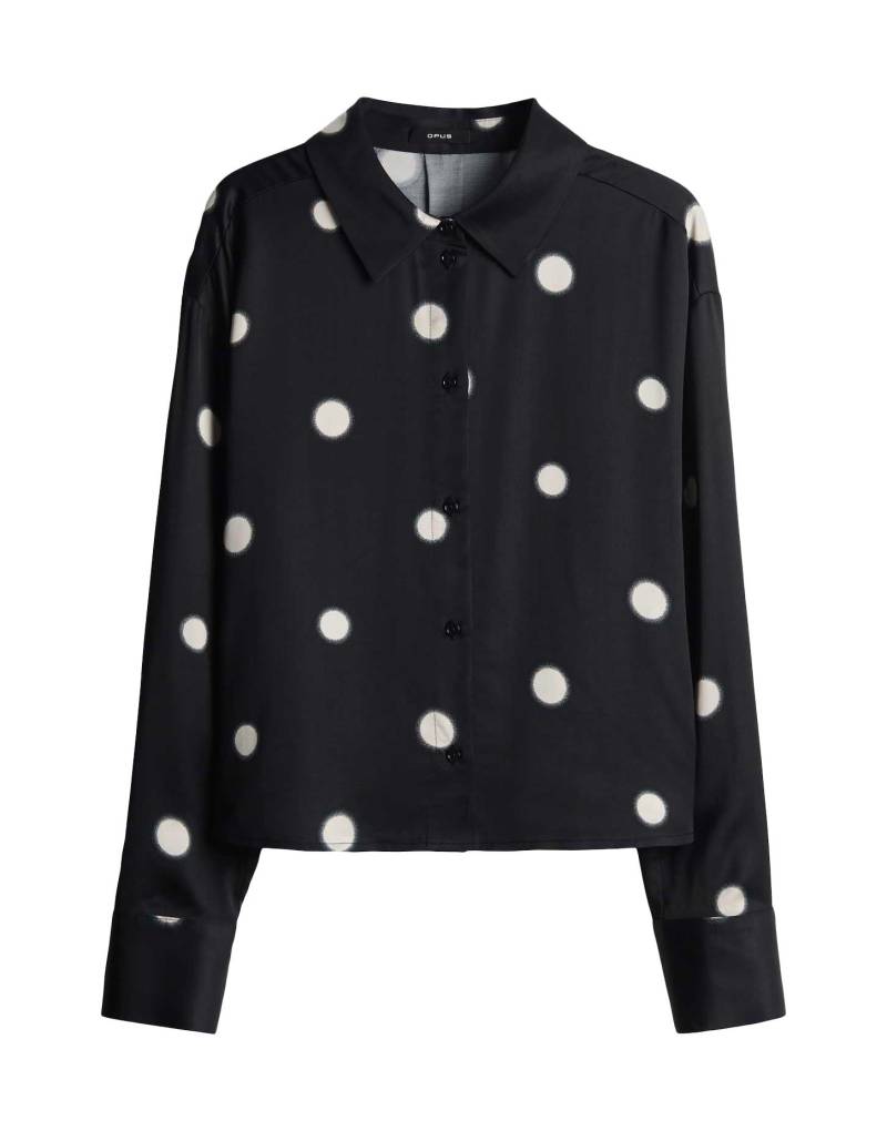 Opus - Hemdbluse - Famena dot schwarz/weiß - Gr. - 36 von Opus