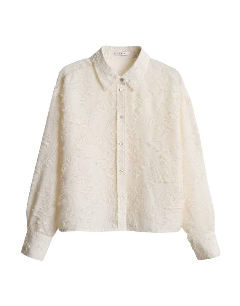 Opus - Hemdbluse - Fenima beige - Gr. - 40 von Opus