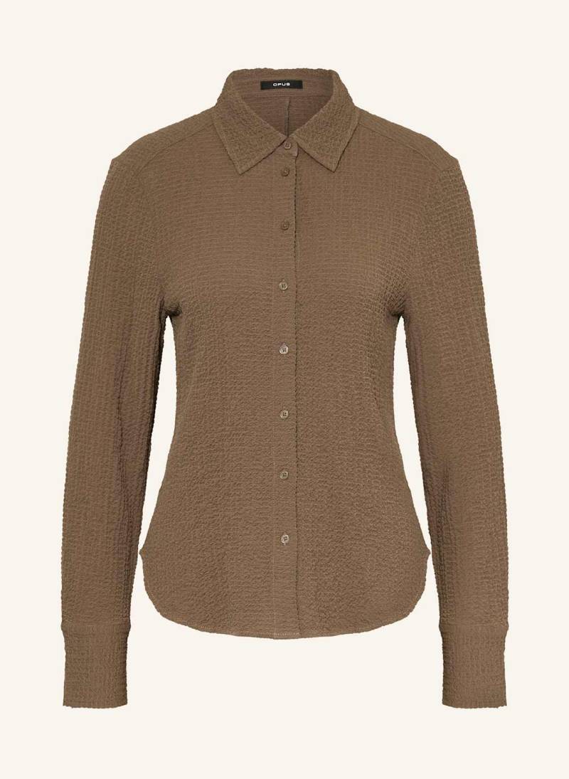 Opus Hemdbluse Frive braun von Opus