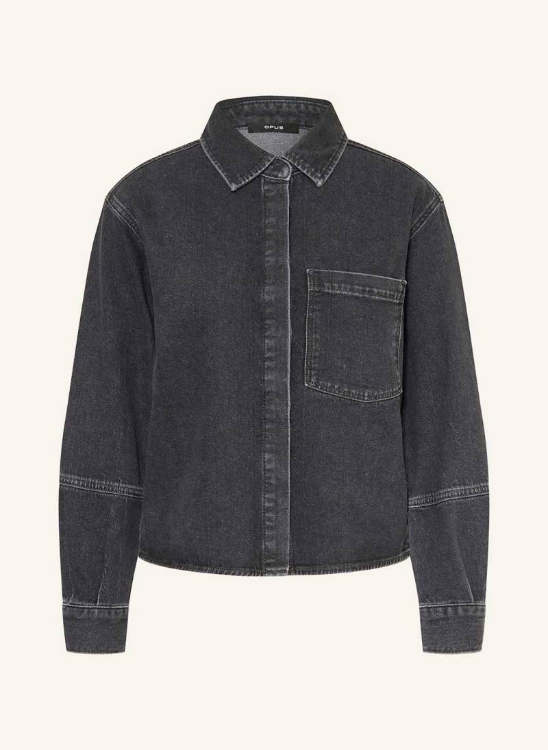 Opus Jeansbluse Femori grau von Opus