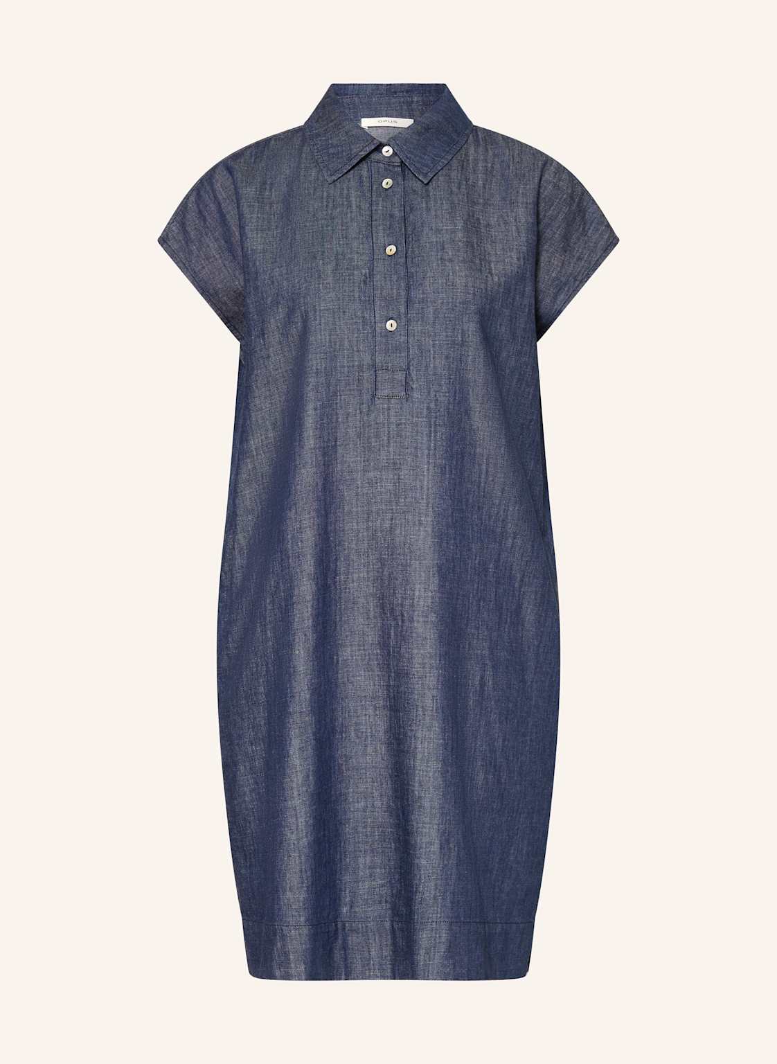 Opus Kleid Wellja In Jeansoptik blau von Opus