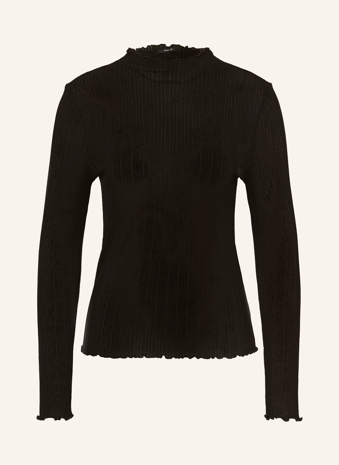 Opus Longsleeve Sivi schwarz von Opus