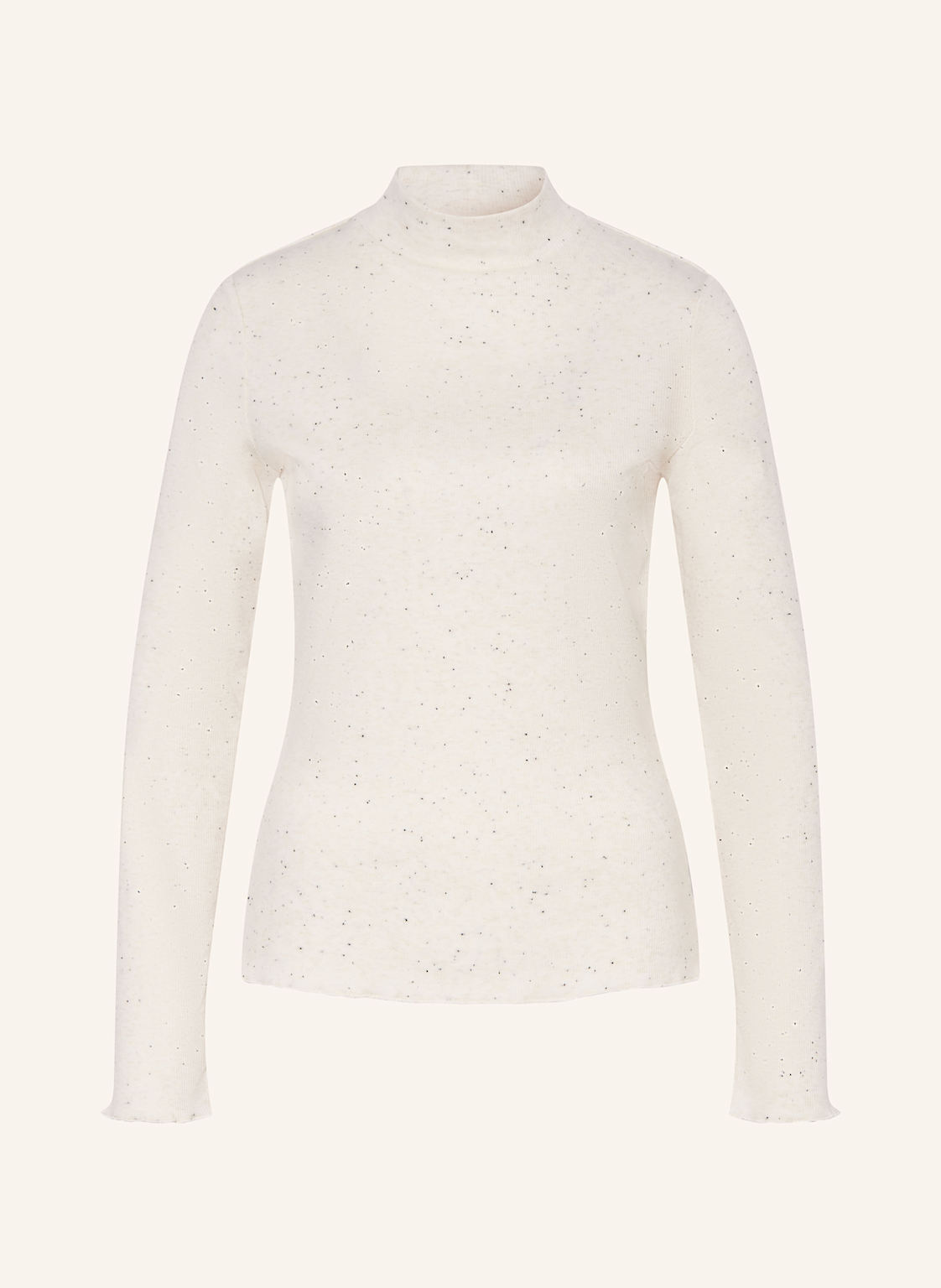 Opus Longsleeve Suhanna Curly weiss von Opus
