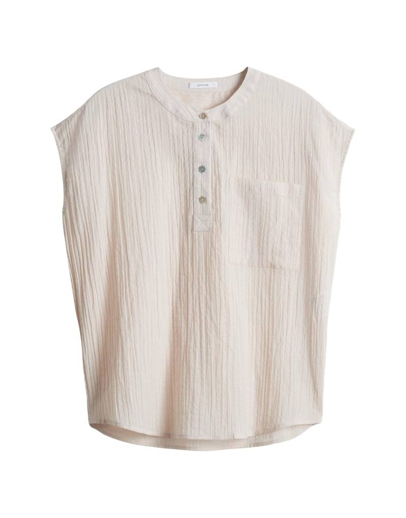 Opus - Loose Crashbluse - Famali beige - Gr. - S von Opus
