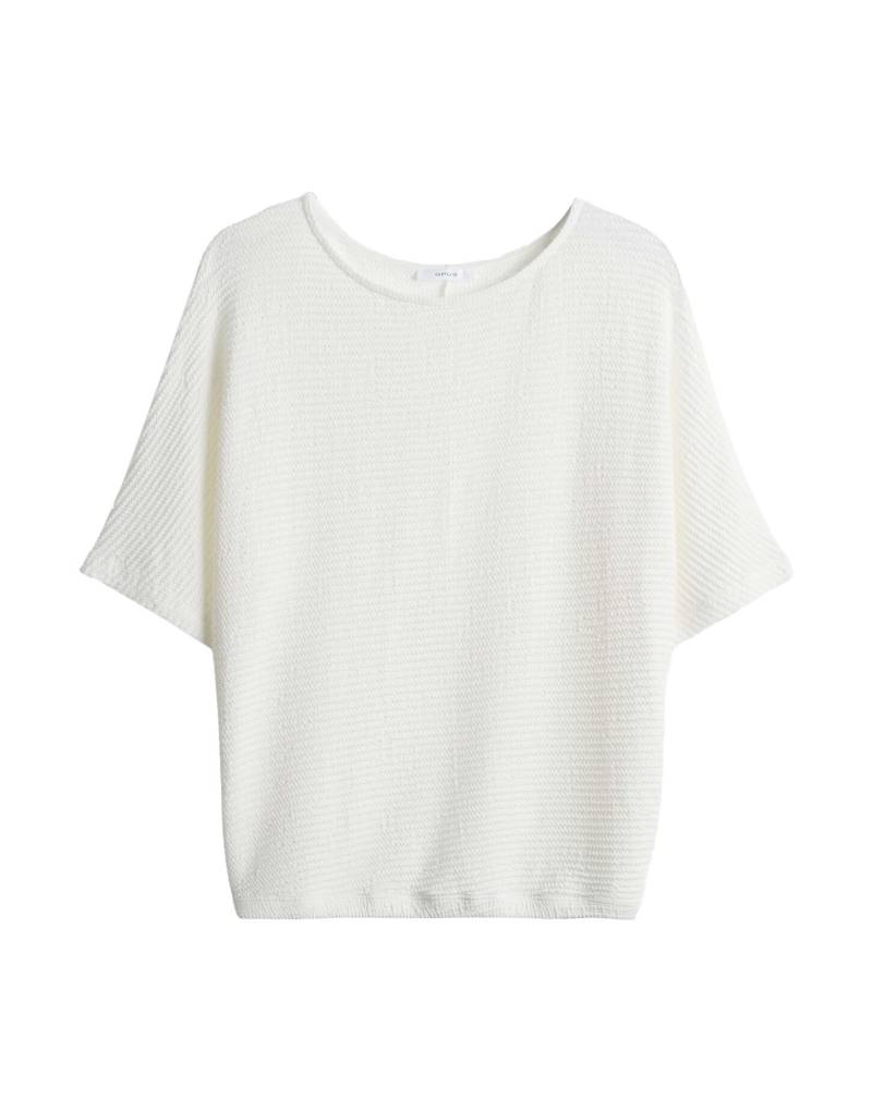Opus - Loose Rippshirt - Somfu weiß - Gr. - 38 von Opus